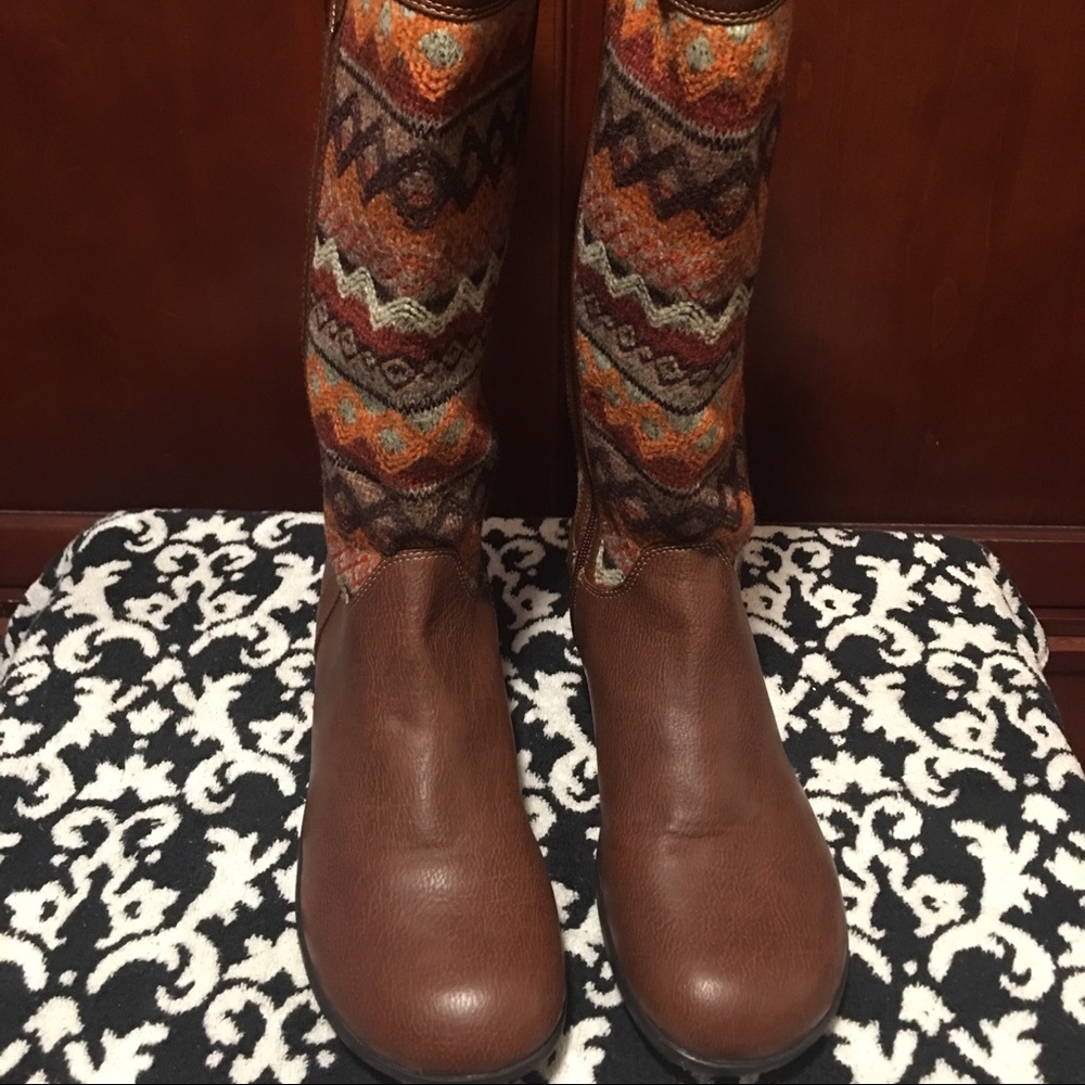 Sweater Riding Boots